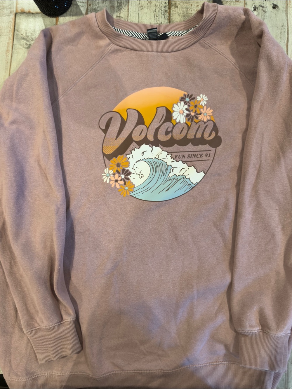 Volcom Mauve Crewneck Sweatshirt